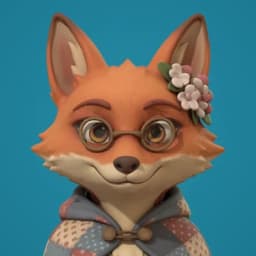 Dolly the Fox, looking right at you